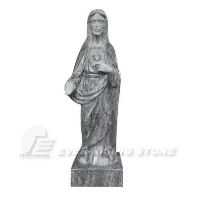 Design Polished Bahama Blue Granite Jesus Statue